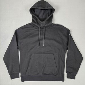 Alo Yoga Protection Hoodie Womens XS With Face Neck Covering Black Sweatshirt